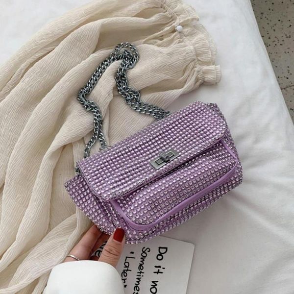 2020 summer new fashion korean style fashion lock buckle shoulder bag female simple light diamond chain messenger bag
2020 summer new fashion korean style fashion lock buckle shoulder bag female simple light diamond chain messenger bag