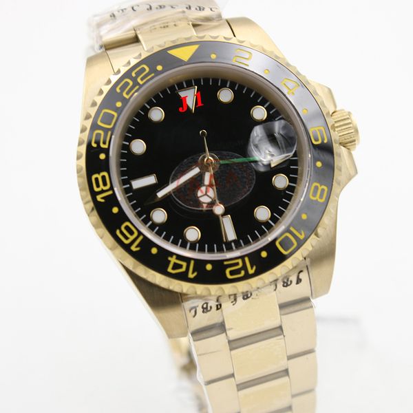 luxury black dial rotatable bezel stainless steel bracklet man watch index markers 40mm automatic movement sapphire mens watches, Slivery;brown
luxury black dial rotatable bezel stainless steel bracklet man watch index markers 40mm automatic movement sapphire mens watches, Slivery;brown