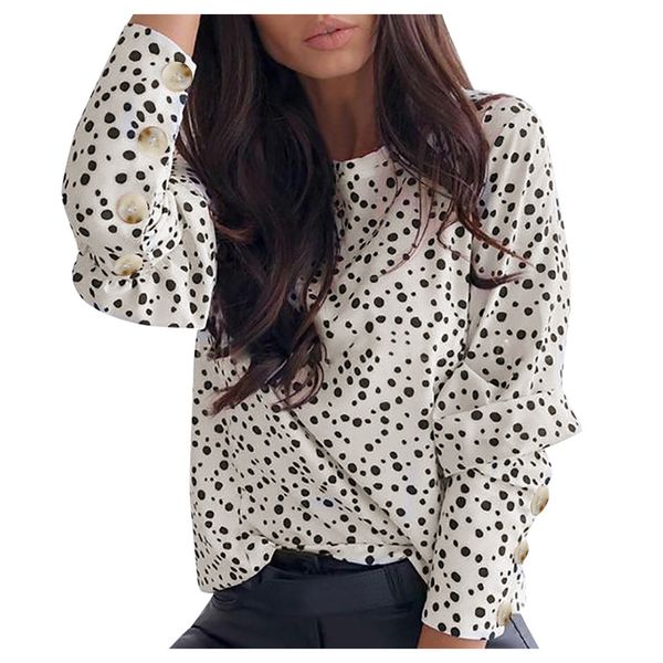 women's button polka dot printed daily hoodies pullovers ladies leisure black point loose long sleeve sweatshirts sweter
women's button polka dot printed daily hoodies pullovers ladies leisure black point loose long sleeve sweatshirts sweter