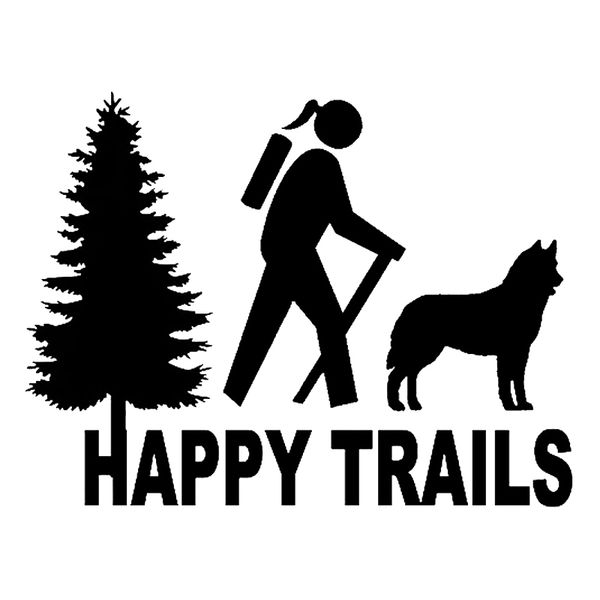16*12.2cm hiker husky dog happy trails decal sticker cute and interesting fashion sticker decals
16*12.2cm hiker husky dog happy trails decal sticker cute and interesting fashion sticker decals