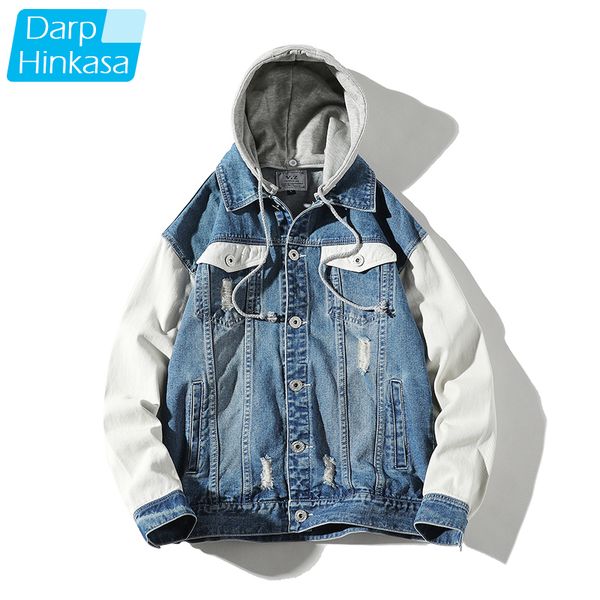 men's jackets darphinkasa men hooded denim jacket hole stitching high-quality cotton hip-hop casual large size 5xl, Black;brown
men's jackets darphinkasa men hooded denim jacket hole stitching high-quality cotton hip-hop casual large size 5xl, Black;brown