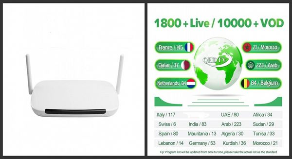q code d'abonnement hdtv 1 ans et lecteur multimédia android q9 avec arabe français
q code d'abonnement hdtv 1 ans et lecteur multimédia android q9 avec arabe français