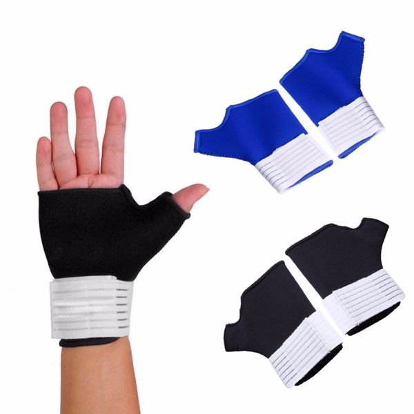 1 pair nylon wrist brace support thumb wrap hand palm splint arthritis relief gloves sleeves sports safety, Black;red
1 pair nylon wrist brace support thumb wrap hand palm splint arthritis relief gloves sleeves sports safety, Black;red