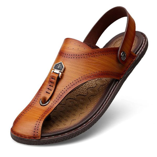 2017 men sandals cowhide male summer beach shoes men outdoor casual leather sandals zapatillas, Black
2017 men sandals cowhide male summer beach shoes men outdoor casual leather sandals zapatillas, Black