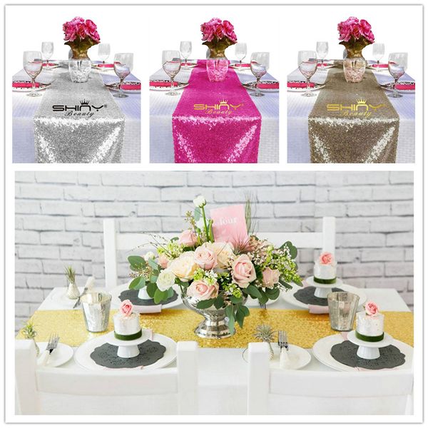 shinybeauty 12x96inch pink gold sequin table runner for event/party/banquet/christmas wedding table decoraiton
shinybeauty 12x96inch pink gold sequin table runner for event/party/banquet/christmas wedding table decoraiton