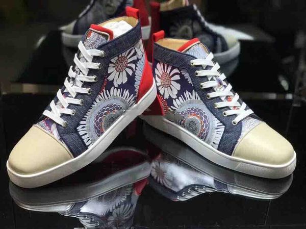 франция мужской моды flat red bottom rantulow orlato тапок для женщин, мужчины высокого top подсолнечной печати повседневной обуви из натура, Black
франция мужской моды flat red bottom rantulow orlato тапок для женщин, мужчины высокого top подсолнечной печати повседневной обуви из натура, Black