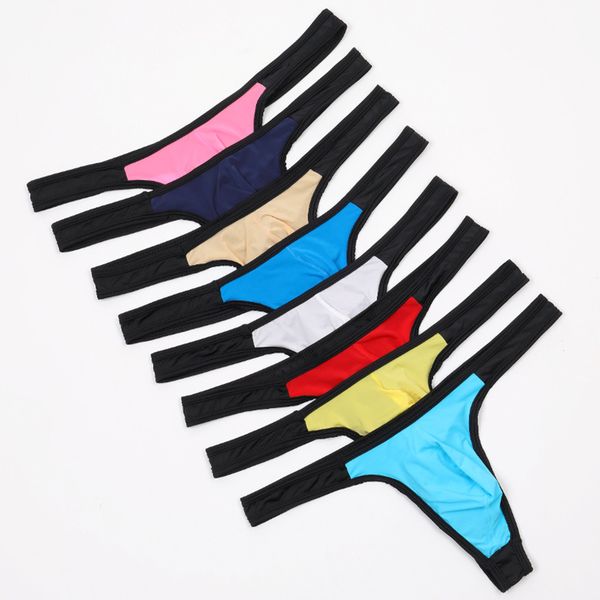 8pcs/lot men thongs g strings gay underwear transparent smooth ice silk briefs mens bikini u pouch t-back thong tanga, Black;white
8pcs/lot men thongs g strings gay underwear transparent smooth ice silk briefs mens bikini u pouch t-back thong tanga, Black;white
