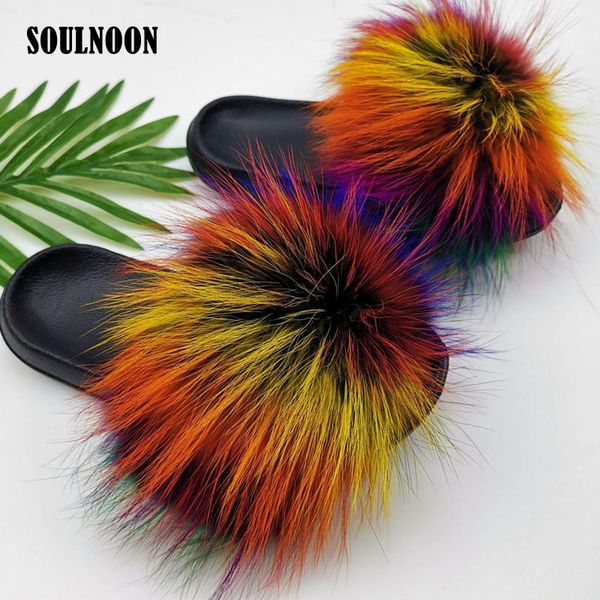 real fur slippers women rainbw fur slippers flat fluffy slides female furry home flip flops summer luxury slides sandals, Black
real fur slippers women rainbw fur slippers flat fluffy slides female furry home flip flops summer luxury slides sandals, Black