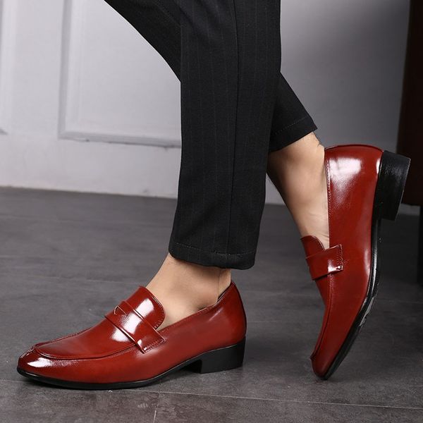 business dress men formal shoes wedding pointed toe fashion pu leather shoes flats oxford for men zapatos de hombre 8.25, Black
business dress men formal shoes wedding pointed toe fashion pu leather shoes flats oxford for men zapatos de hombre 8.25, Black