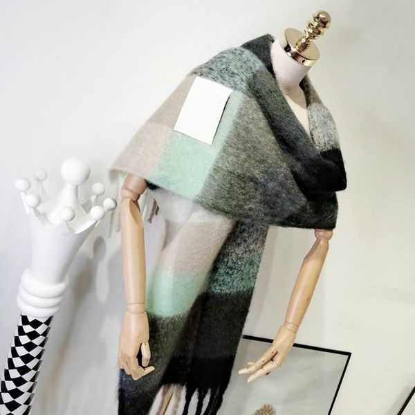 2019 new arrivawinter grey blue black blocks pubescence long scarf with tassle men women's large scarfs with box and dastbag, Blue;gray
2019 new arrivawinter grey blue black blocks pubescence long scarf with tassle men women's large scarfs with box and dastbag, Blue;gray