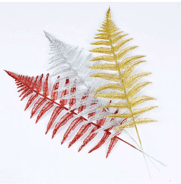 40*15cm 3 colors christmas glitter decorative leaf artificial silk leaves for holiday home decoration christmas gift supply
40*15cm 3 colors christmas glitter decorative leaf artificial silk leaves for holiday home decoration christmas gift supply