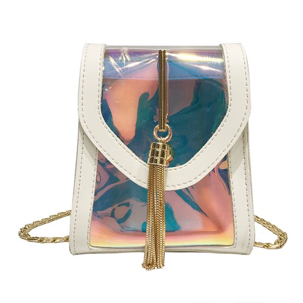 transparent bag women 2019 summer new style with laser crossbody bag tassel personality single-shoulder fashion small bag
transparent bag women 2019 summer new style with laser crossbody bag tassel personality single-shoulder fashion small bag