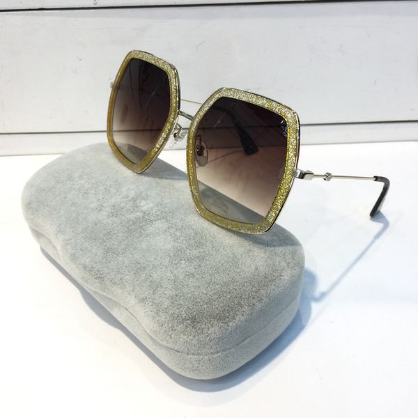 fashion luxury women designer sunglasses 0106 square big frame summer generous style mixed color frame uv protection lens 0106s, White;black
fashion luxury women designer sunglasses 0106 square big frame summer generous style mixed color frame uv protection lens 0106s, White;black