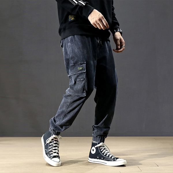 japanese style fashion men jeans black blue loose fit big pocket cargo pants harem jeans men streetwear hip hip joggers
japanese style fashion men jeans black blue loose fit big pocket cargo pants harem jeans men streetwear hip hip joggers