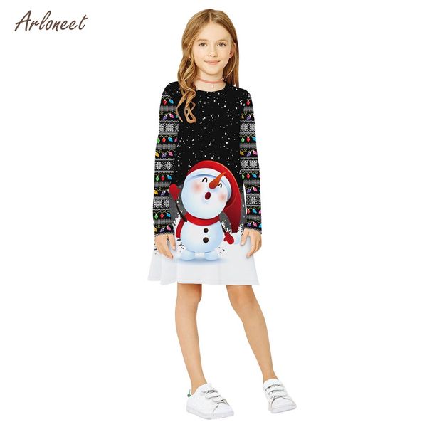 arloneet girls new year christmas girls dress princess party christmas cartoon snowman 3d print long sleeve princess dress, Red;yellow
arloneet girls new year christmas girls dress princess party christmas cartoon snowman 3d print long sleeve princess dress, Red;yellow