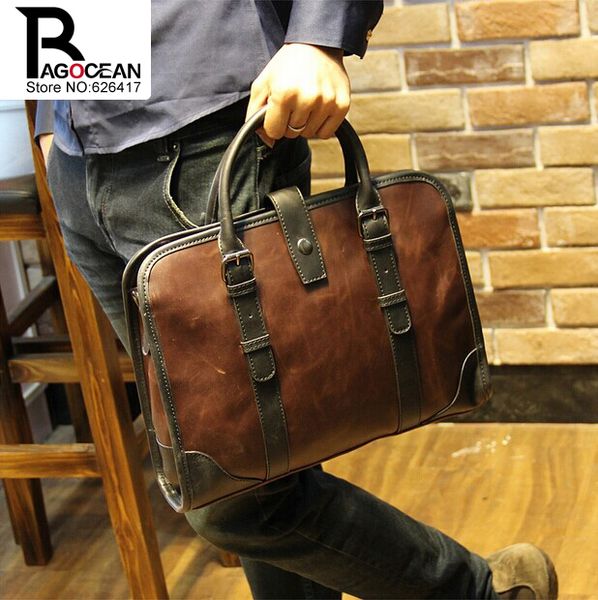 new fashion men leather pu briefcase messenger shoulder bag brands business handbag men's travel bag retro briefcase brown black 
new fashion men leather pu briefcase messenger shoulder bag brands business handbag men's travel bag retro briefcase brown black