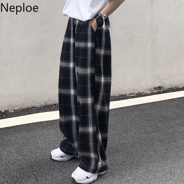 neploe causal women plaid pants 2020 spring autumn high waisted long trousers fashion leisure straight pants harajuku pant 4c526, Black;white
neploe causal women plaid pants 2020 spring autumn high waisted long trousers fashion leisure straight pants harajuku pant 4c526, Black;white
