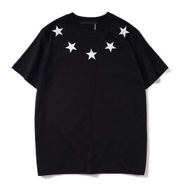 2019 designer shirt men's fashion brand t-shirt summer five-pointed star casual shirt short-sleeved t-shirt men's designer clothin, White;black
2019 designer shirt men's fashion brand t-shirt summer five-pointed star casual shirt short-sleeved t-shirt men's designer clothin, White;black