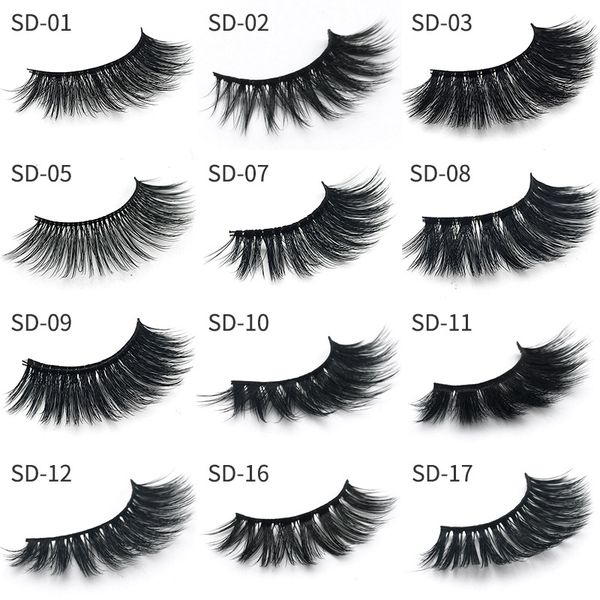 17 Styles 3D Mink Hair Thick Long False Eyelashes Thick Natural Fake Eye Lashes Makeup Crossing Full Strip Wispy Lashes
17 Styles 3D Mink Hair Thick Long False Eyelashes Thick Natural Fake Eye Lashes Makeup Crossing Full Strip Wispy Lashes