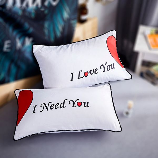 2pcs/set europe bedding pillowcases lovely fashion pillow cover wedding valentine's gift couple queen white sleeping pillowslip pillow
2pcs/set europe bedding pillowcases lovely fashion pillow cover wedding valentine's gift couple queen white sleeping pillowslip pillow