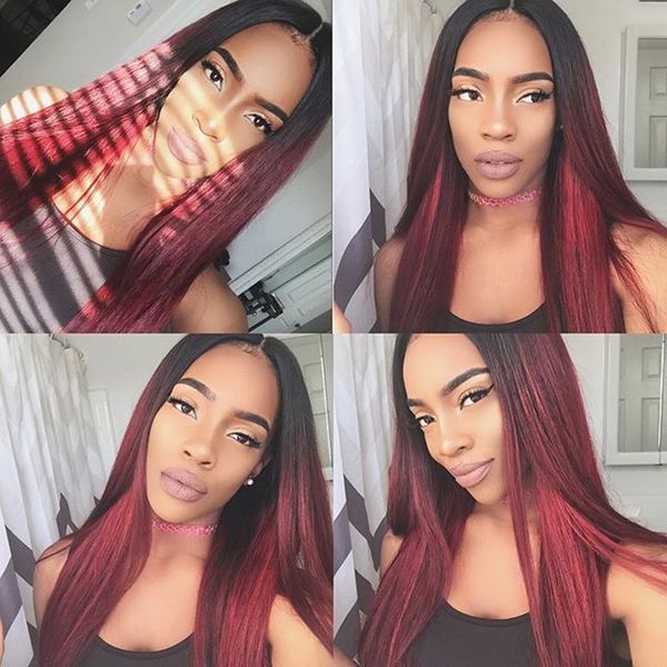 pre щипковых полный шнурок человеческих волос парики красный прямые бразильские виргинские фронта шнурка ombre цвет 99j burgundy отбеленная, Black
pre щипковых полный шнурок человеческих волос парики красный прямые бразильские виргинские фронта шнурка ombre цвет 99j burgundy отбеленная, Black