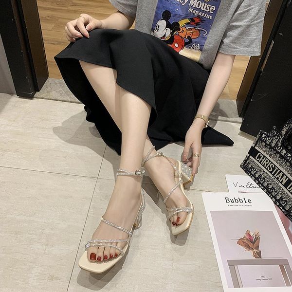 thick heel gladiator sandals women pvc transparent narrow band sandals summer crystal ribbon open toe high heels beige 2020, Black
thick heel gladiator sandals women pvc transparent narrow band sandals summer crystal ribbon open toe high heels beige 2020, Black