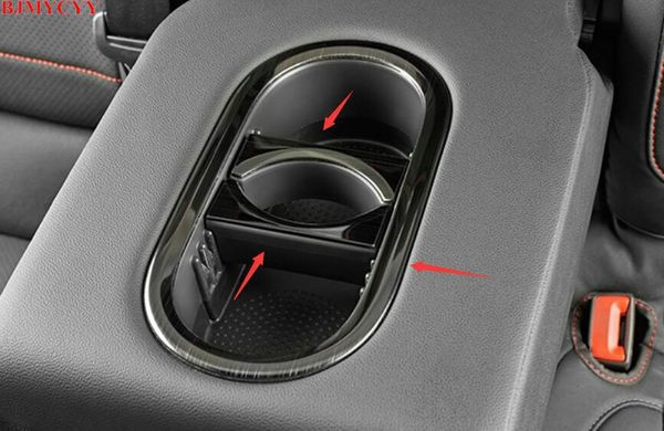 bjmycyy automobile rear row stainless steel water cup frame interior armrest panel frame for t-roc t roc 2018
bjmycyy automobile rear row stainless steel water cup frame interior armrest panel frame for t-roc t roc 2018