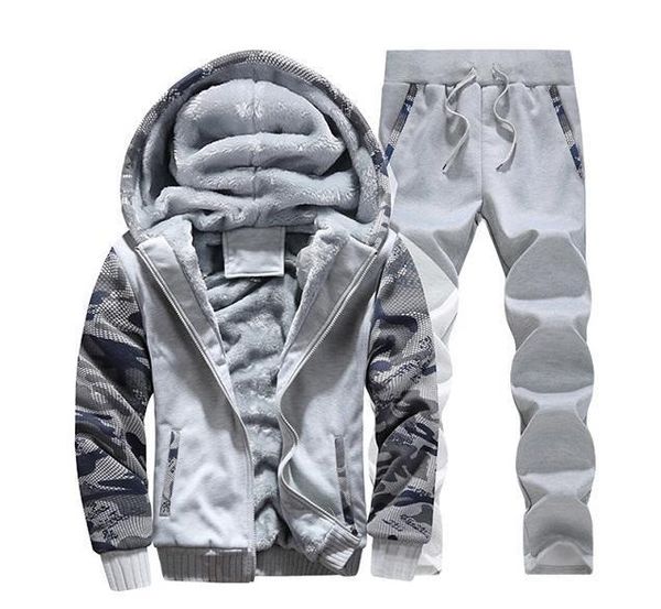 mens designer tracksuits fashion casual two piece suits sport clothing mens luxury thick hooded active outerwear, Gray
mens designer tracksuits fashion casual two piece suits sport clothing mens luxury thick hooded active outerwear, Gray