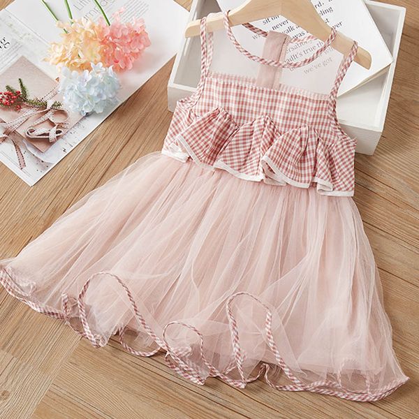 girl's dresses princess girls dress 2021 sweet plaid mesh for girl kids 2 6 years children vestidos summer costume, Red;yellow
girl's dresses princess girls dress 2021 sweet plaid mesh for girl kids 2 6 years children vestidos summer costume, Red;yellow
