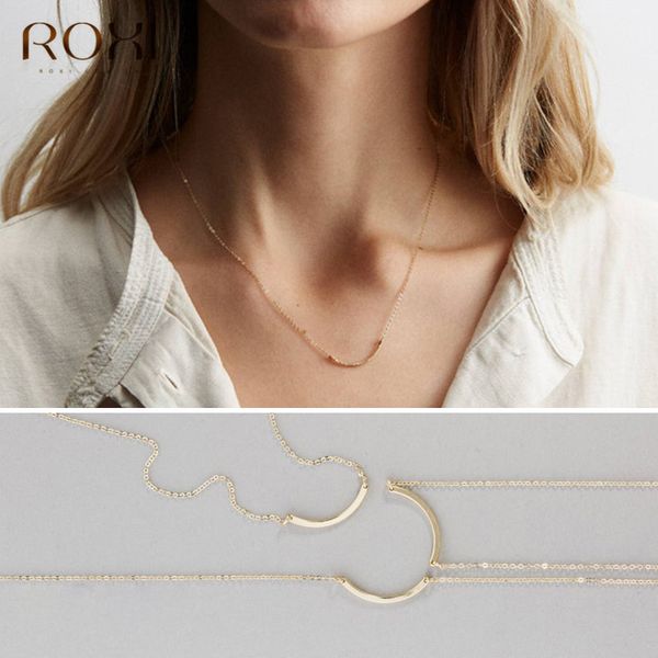 roxi 925 sterling silver длинные полукруг ожерелья подвески для женщин мода стерлингового-серебро-ювелирные изделия минималистский choker ож
roxi 925 sterling silver длинные полукруг ожерелья подвески для женщин мода стерлингового-серебро-ювелирные изделия минималистский choker ож