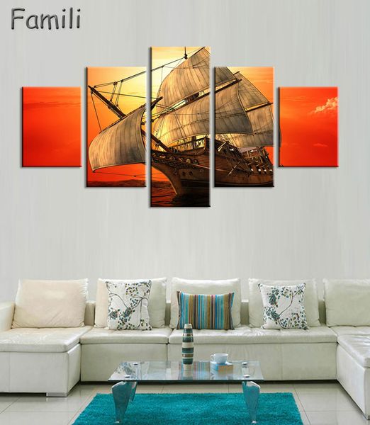 retro sea sailboat 5pieces landscape for living room decoration sailing boat canvas painting on wall pictures home decor unframed
retro sea sailboat 5pieces landscape for living room decoration sailing boat canvas painting on wall pictures home decor unframed