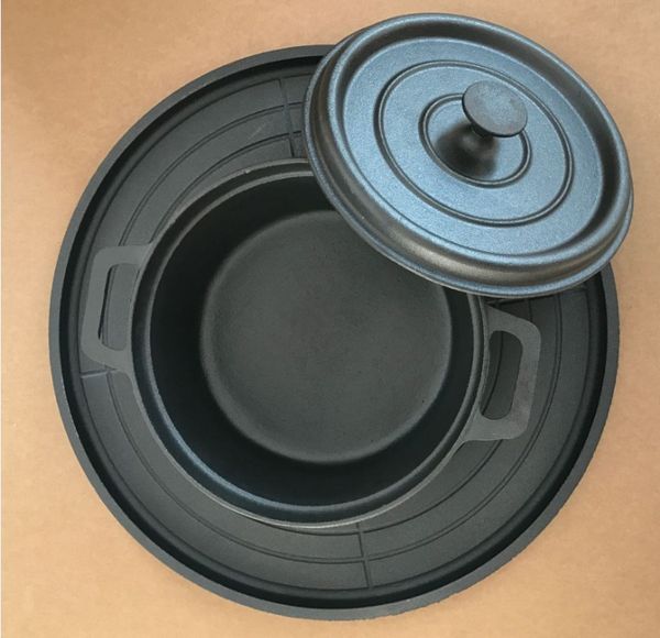51cm commercial l home cast iron grill + soup pot mutton ot barbecue bbq sizzling pan two-flavor pot 051-5
51cm commercial l home cast iron grill + soup pot mutton ot barbecue bbq sizzling pan two-flavor pot 051-5