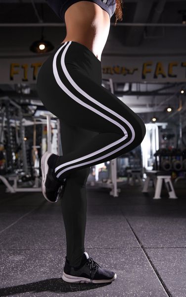 women high elastic tight-fitting sports pants high waist push up fitness trousers jogging gym yoga leggings, White;red
women high elastic tight-fitting sports pants high waist push up fitness trousers jogging gym yoga leggings, White;red