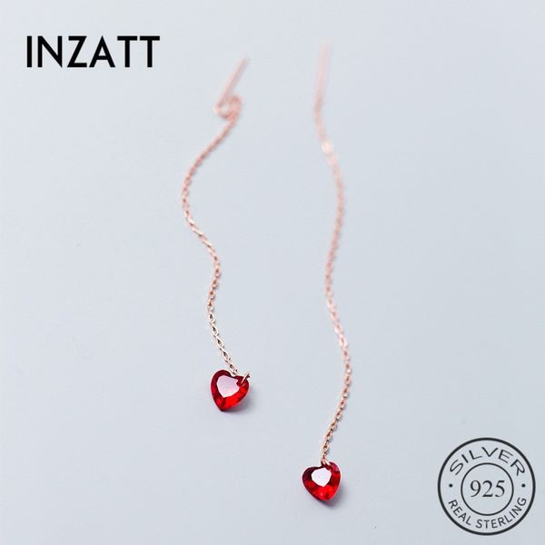 inzatt real 925 sterling silver romantic drop earrings for women wedding rose gold color long chain tassel red heart pendant
inzatt real 925 sterling silver romantic drop earrings for women wedding rose gold color long chain tassel red heart pendant