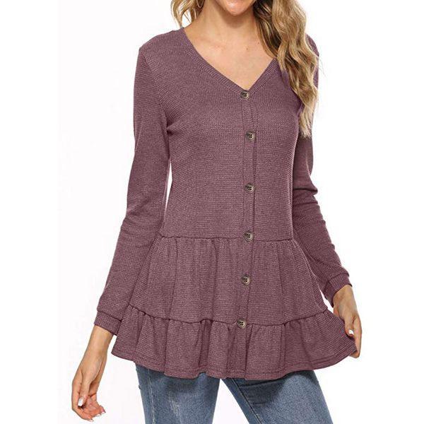ruffles women's tunic blouse winter streetwear solid color clothes casual round neck long sleeve shirts chemisier femme drop, White
ruffles women's tunic blouse winter streetwear solid color clothes casual round neck long sleeve shirts chemisier femme drop, White