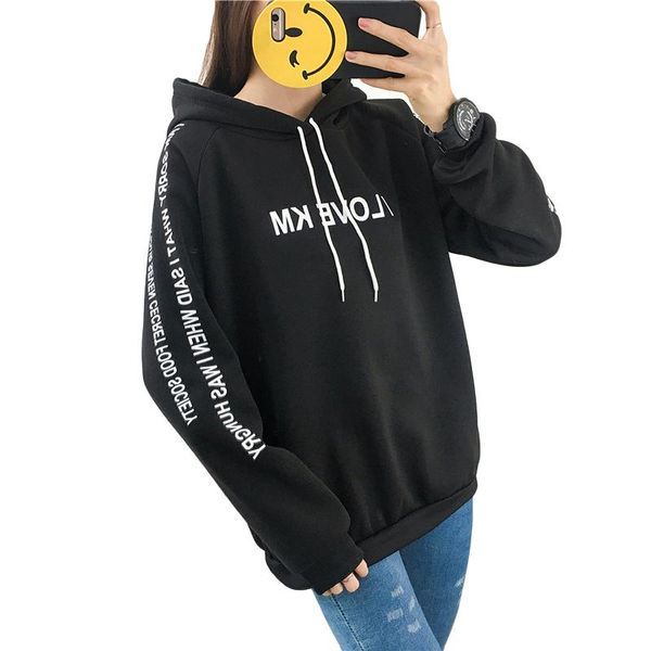 fashion cute women hoodies pink letter printed long sleeve loose hooded sweatshirt ladies oversized pullovers sudadera moletom fit, Black
fashion cute women hoodies pink letter printed long sleeve loose hooded sweatshirt ladies oversized pullovers sudadera moletom fit, Black