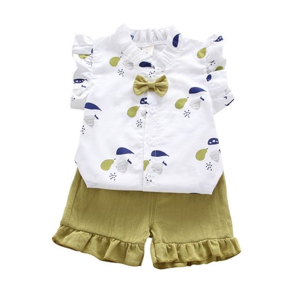 new girls sets new spring summer floral children t-shirt+solid shorts 2pcs kids suit fashion 6m-4t children clothes, White
new girls sets new spring summer floral children t-shirt+solid shorts 2pcs kids suit fashion 6m-4t children clothes, White