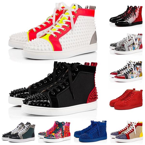 2020 platform luxury womens mens casual shoes red bottoms studded spike shoes party lovers genuine leather designer shoes sneakers 36-47, Black
2020 platform luxury womens mens casual shoes red bottoms studded spike shoes party lovers genuine leather designer shoes sneakers 36-47, Black