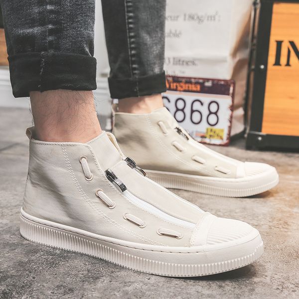 mens canvas shoes black,white,khaki flats outdoor walking driving male casual shoes spring autumn fashion zip footwear
mens canvas shoes black,white,khaki flats outdoor walking driving male casual shoes spring autumn fashion zip footwear