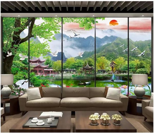 custom large-scale mural 3d p wallpaper hd landscape painting lake light landscape tv sofa background wall decoration papel de parede
custom large-scale mural 3d p wallpaper hd landscape painting lake light landscape tv sofa background wall decoration papel de parede