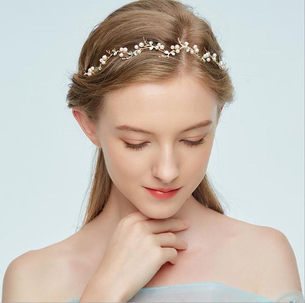 bridesmaid's hair belt euro-american hair ornament alloy handmade pearl bride's wedding headdress with water diamond, Silver
bridesmaid's hair belt euro-american hair ornament alloy handmade pearl bride's wedding headdress with water diamond, Silver