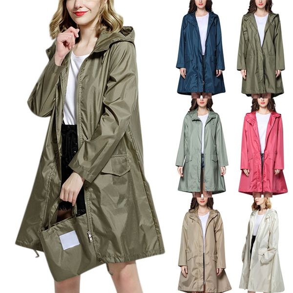 women's clothes rain jacket outdoor trench coat waterproof windproof coat outwear corta vento feminina streetwear 2019 fashion, Tan;black
women's clothes rain jacket outdoor trench coat waterproof windproof coat outwear corta vento feminina streetwear 2019 fashion, Tan;black