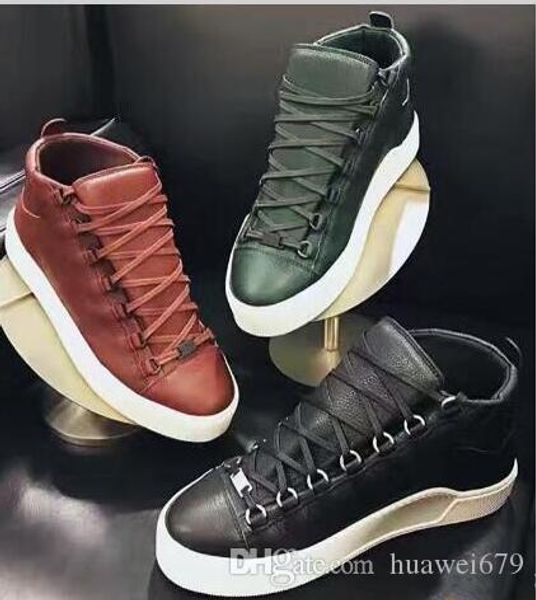 casual shoes new designer classic men women genuine leather arena shoes flat fashion high lace up shoes outdoors sneakers, Black
casual shoes new designer classic men women genuine leather arena shoes flat fashion high lace up shoes outdoors sneakers, Black