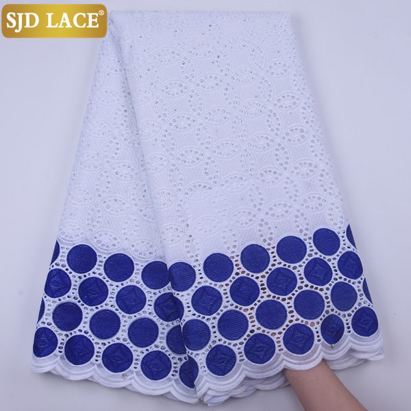 sjd lace new arrivals african cotton lace fabric with stones punch cotton nigerian fabric for wedding sewa1857, Pink;blue
sjd lace new arrivals african cotton lace fabric with stones punch cotton nigerian fabric for wedding sewa1857, Pink;blue