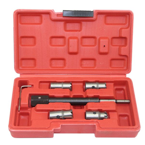 5pc four sets diesel injector seat cutter cleaner tool set carbon remover 
5pc four sets diesel injector seat cutter cleaner tool set carbon remover