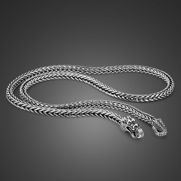 men's thai silver chains necklaces ethnic dragon design process sliver popular necklaces silver body jewelry 56cm/61cm/66cm
men's thai silver chains necklaces ethnic dragon design process sliver popular necklaces silver body jewelry 56cm/61cm/66cm