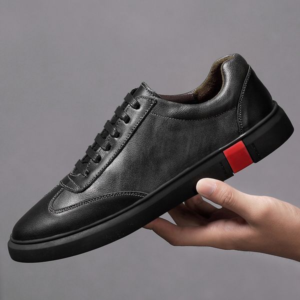 size 38-46 men's leather casual shoes autumn genuine leather men shoes lace-up sneakers fashion black male walking
size 38-46 men's leather casual shoes autumn genuine leather men shoes lace-up sneakers fashion black male walking