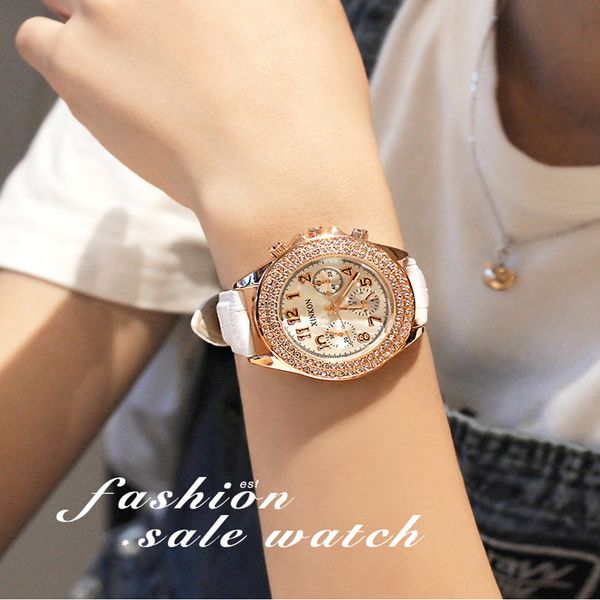 fashion women watches diamond leather band analog quartz wrist watch golden ladies watch womens dress clock, Slivery;brown
fashion women watches diamond leather band analog quartz wrist watch golden ladies watch womens dress clock, Slivery;brown