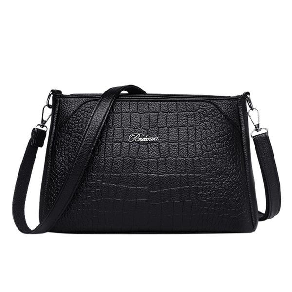 women's shoulder bags casual lady crossbody bags soft pu leather messenger bag for female mother small black striped handbag p
women's shoulder bags casual lady crossbody bags soft pu leather messenger bag for female mother small black striped handbag p