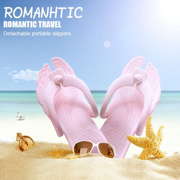 travel folding slippers women outdoor portable flip flops soft bottom non-slip l across dirty swimming beach shoes woman, Black
travel folding slippers women outdoor portable flip flops soft bottom non-slip l across dirty swimming beach shoes woman, Black